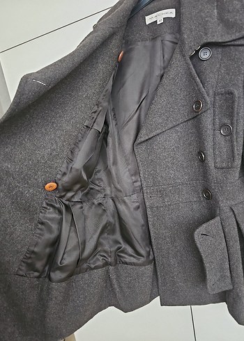 Machka yün palto - Görsel 4