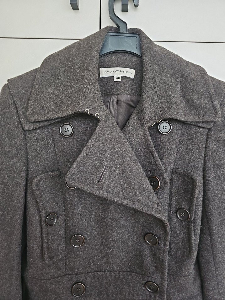 Machka yün palto - Görsel 2