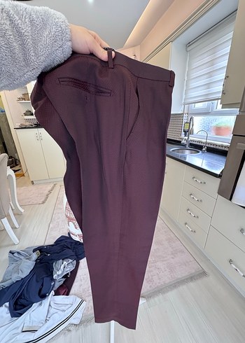 Bordo Düğmeli Regular Fit Erkek Takım Elbise - Görsel 4