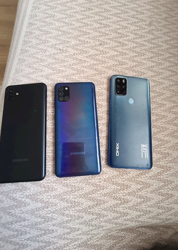 Samsun A31 ,Samsung A04, Omix x500 3 adet telefon