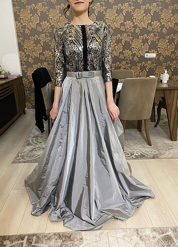 Diğer Paraşüt kumaş rahat pullu abiye