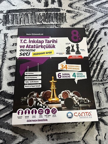 8.Sınıf T.C İnkılap Tarihi ve Atatürkçülük deneme seti