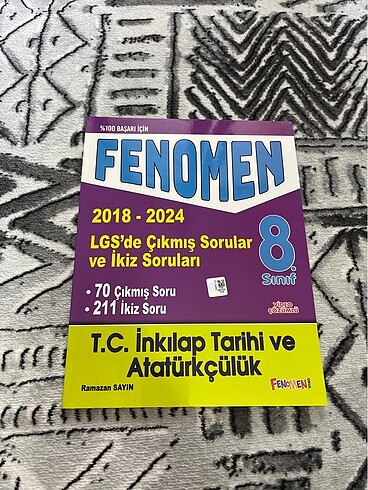 8.Sınıf T.C İnkılap Tarihi ve Atatürkçülük Fenomen ikiz sorular