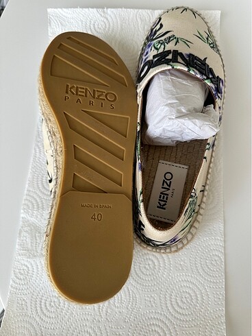 Orijinal Sıfır ve Yeni Kenzo Espadril - Görsel 5