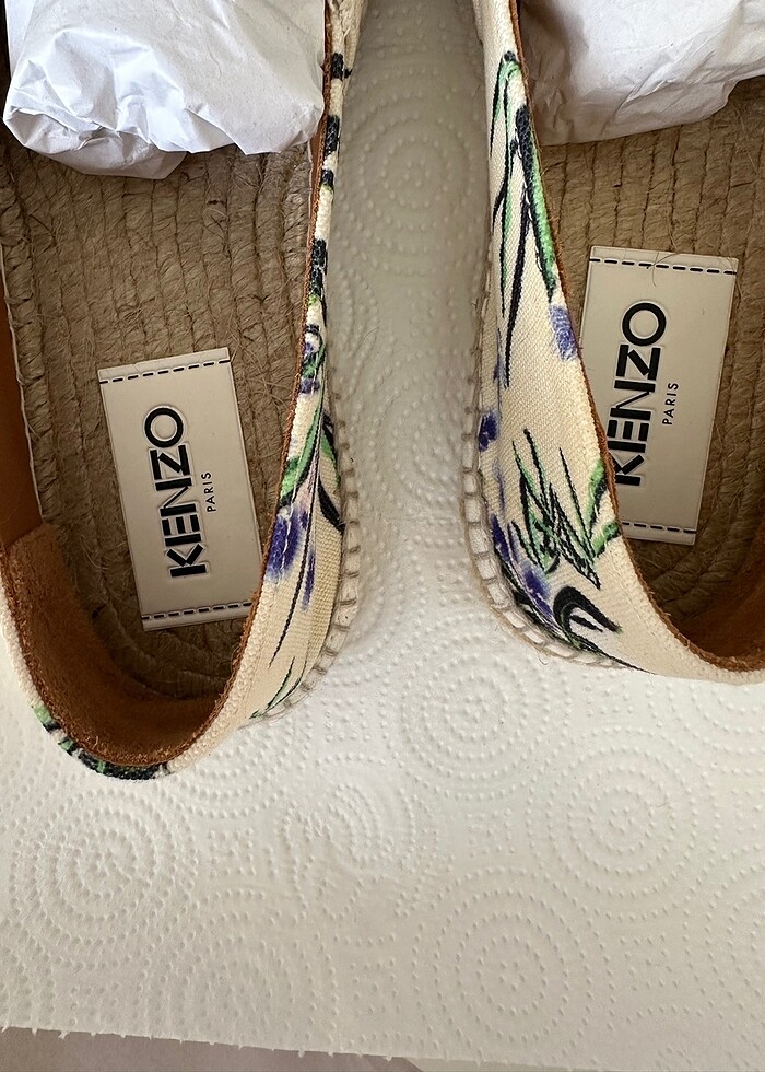 Orijinal Sıfır ve Yeni Kenzo Espadril - Görsel 3