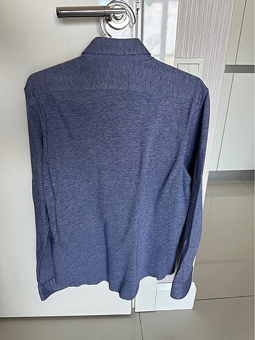 m Beden mavi Renk W Collection Mavi Renk Pamuklu Gömlek