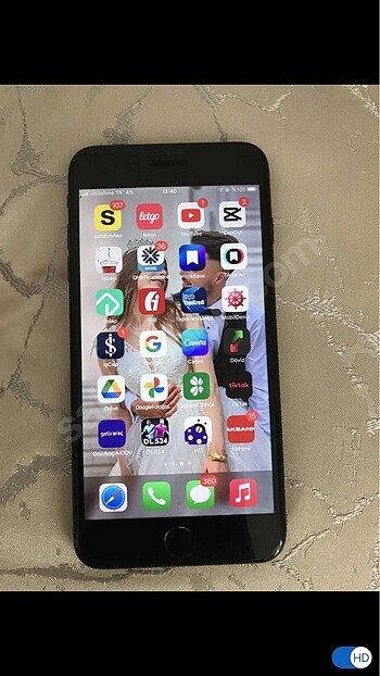 Apple 7 plas 128 gb pil 100
