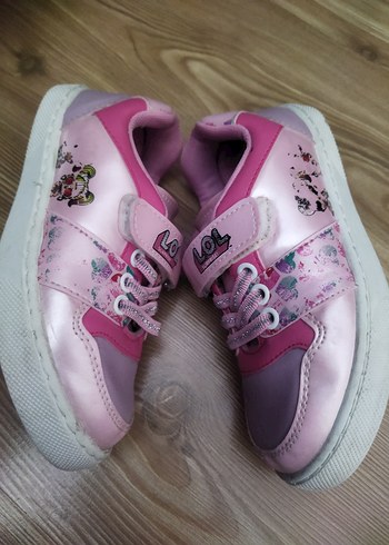 Diğer Kız Çocuk Pembe Baskılı Spor Ayakkabı