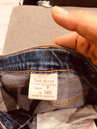 Zara Zara jean çocuk etek 7 yaş