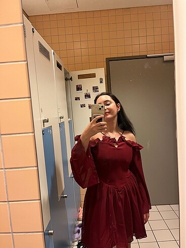 Bordo Abiye - Görsel 4