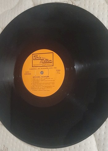 Michael Jackson Summer Love 1984 Plak - Görsel 4