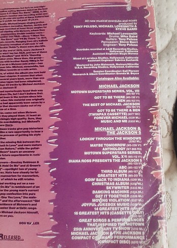 Michael Jackson Summer Love 1984 Plak - Görsel 8