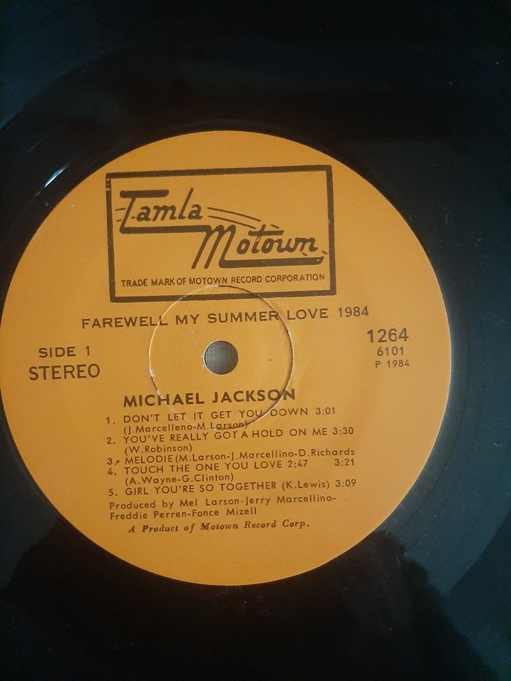 Michael Jackson Summer Love 1984 Plak - Görsel 5