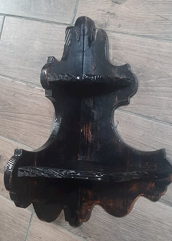 Köşe Duvar Rafı ve Dekoratif Figür - Görsel 3