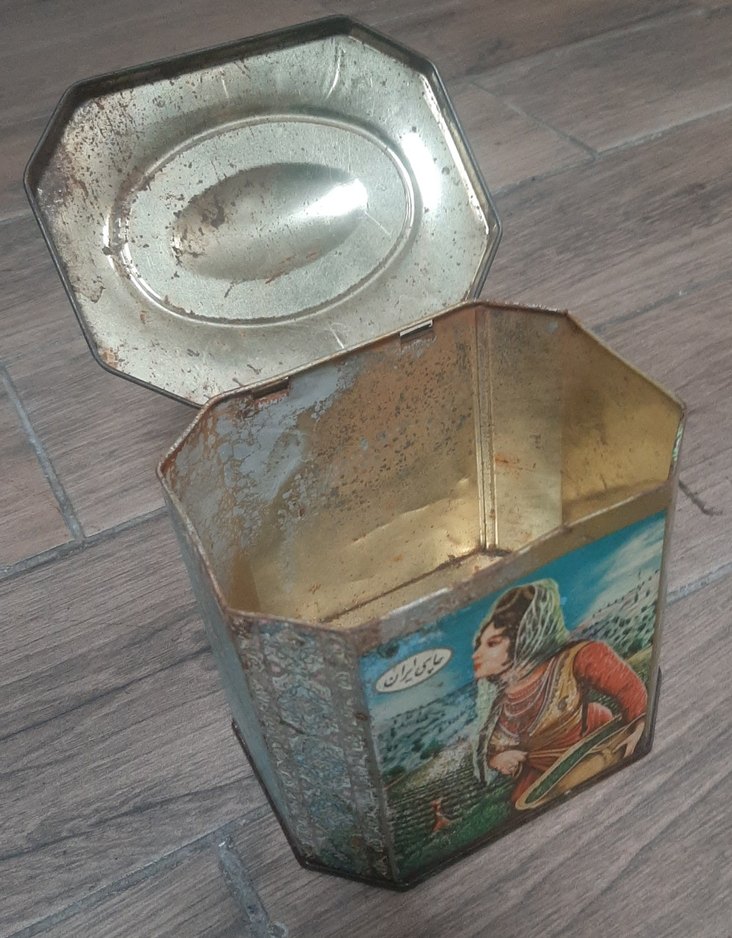 antika metal kutu - Görsel 4