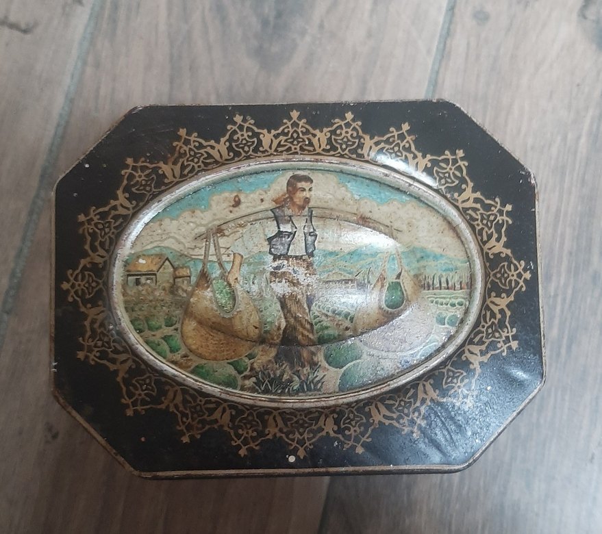 antika metal kutu - Görsel 3