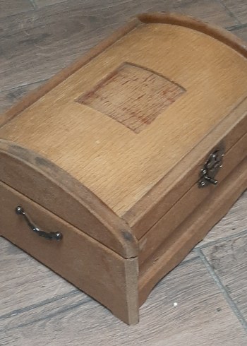 Ahşap Kutuda Bohem Dikiş İpleri - Görsel 2