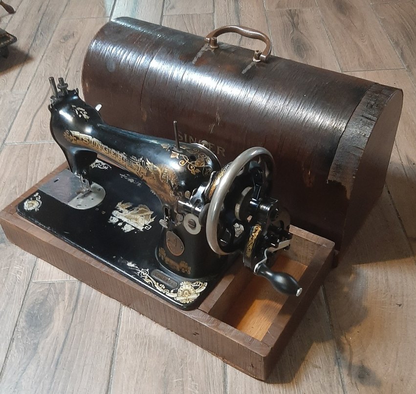 antika singer dikiş makinesi - Görsel 3