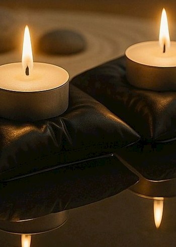 Yastık Tasarımlı Mumluk - Görsel 3