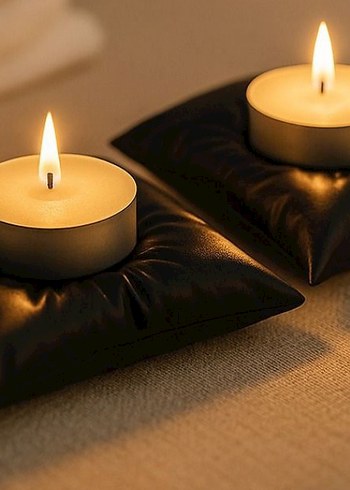 Yastık Tasarımlı Mumluk - Görsel 4