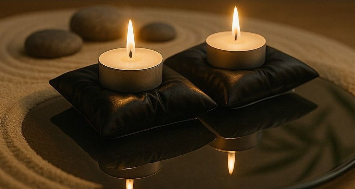 Yastık Tasarımlı Mumluk - Görsel 3