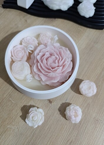 Tasarımcı Soya wax kokulu mum