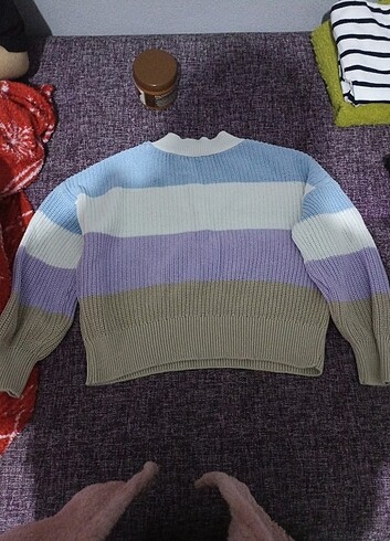 Colin's Colins örme crop kazak