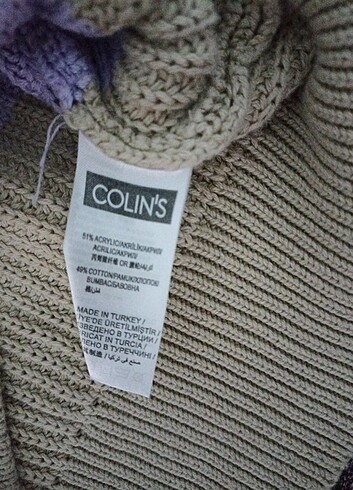 xs Beden çeşitli Renk Colins örme crop kazak