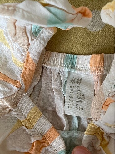 H&M H&M 6-9 ay 0 viskoz kumaş takım
