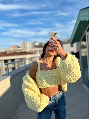 Diğer Crop hırka