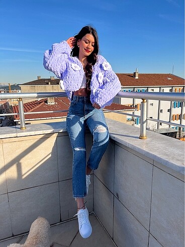 diğer Beden Crop hırka
