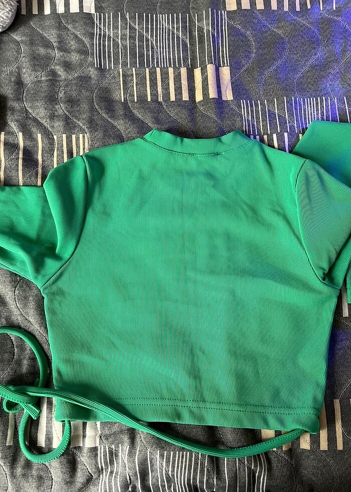 BELDEN BAĞLAMALI CROP - Görsel 3