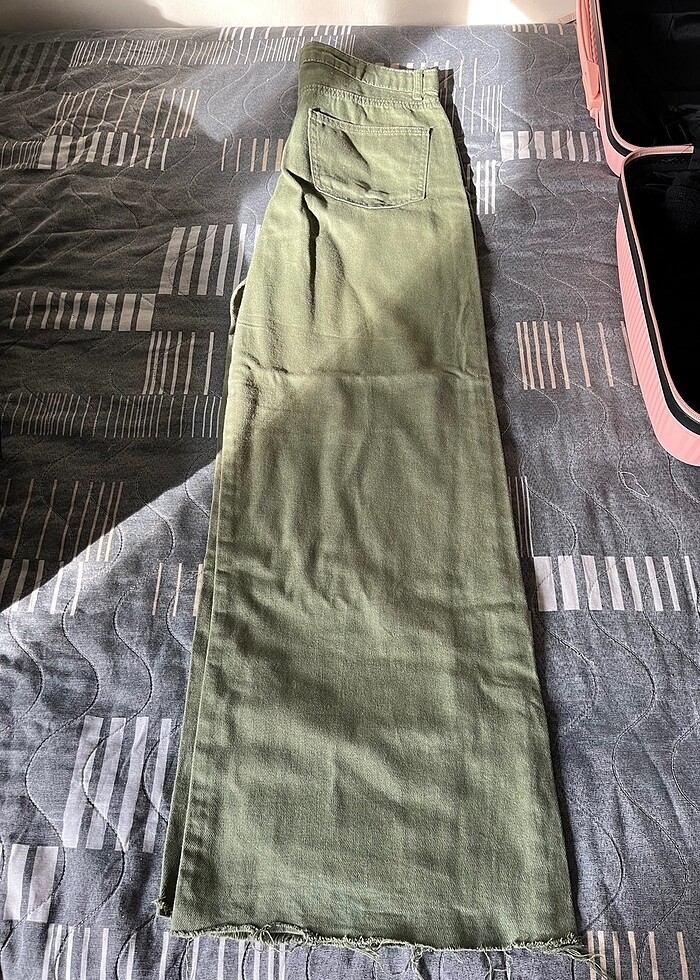 HAKİ KOT  PANTOLON - Görsel 2