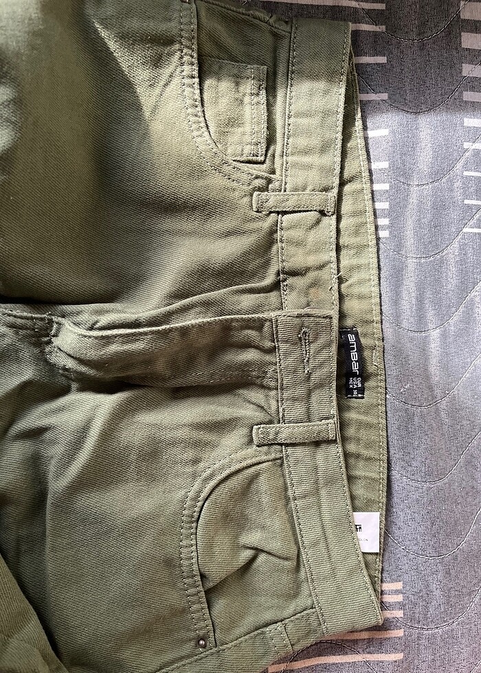 HAKİ KOT  PANTOLON - Görsel 5