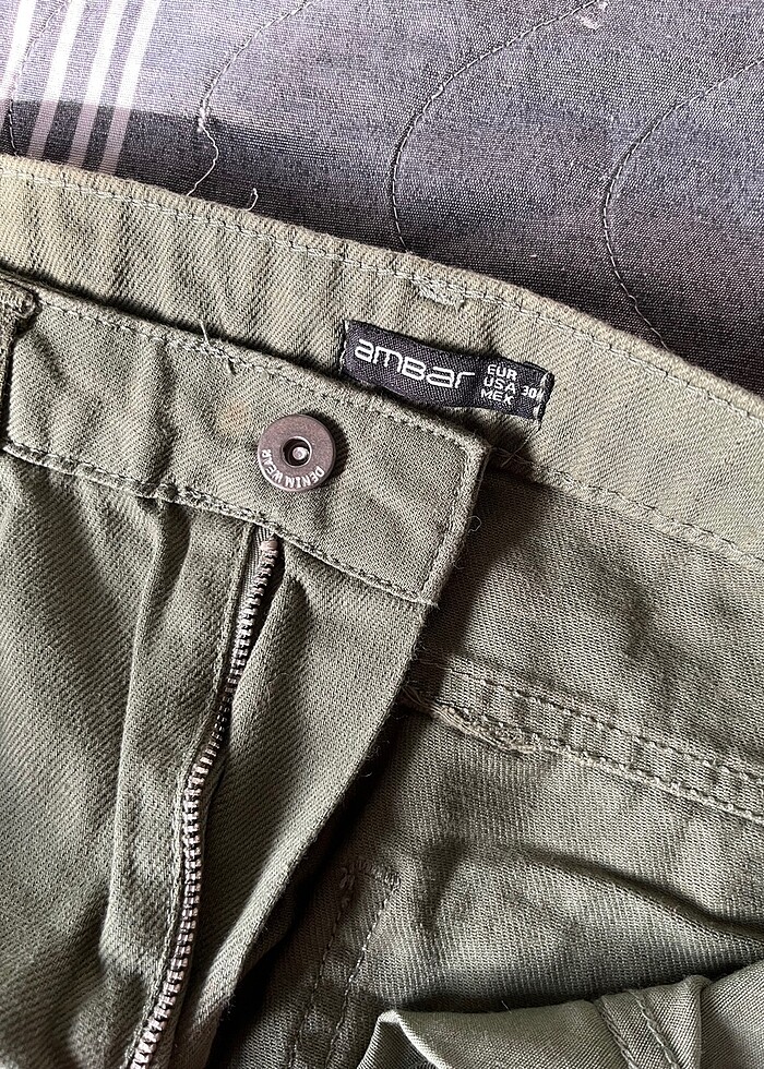 HAKİ KOT  PANTOLON - Görsel 4