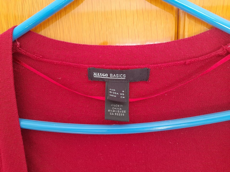 MNG BordoTriko Hırka - Görsel 2