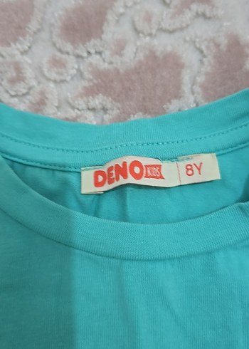 Turkuaz Kız Çocuk elbise 8 Yaş - Görsel 2