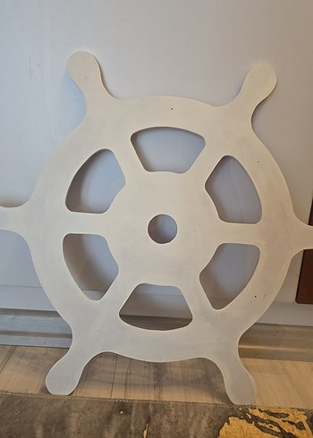 Mavi beyaz Deniz Temalı Ahşap Süs - Görsel 6