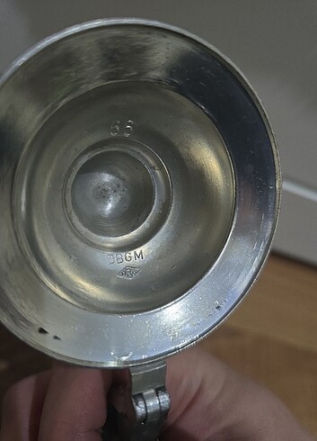 VINTAGE: Orjinal kapaklı alman bira bardağı  - Görsel 7