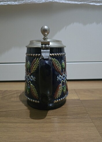 VINTAGE: Orjinal kapaklı büyük bira bardagi - Görsel 2