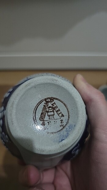 VINTAGE: Sürahi ve 4 ufak boy bardak - Görsel 6