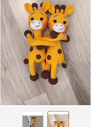 Amigurumi zürafa 