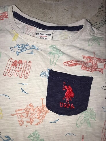 U.S Polo Assn. Uspa tişört temiz kullanıldı