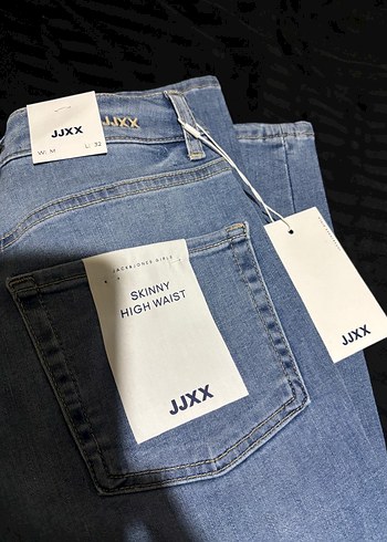 Kadın Mavi Denim Kot Pantolon - Görsel 5