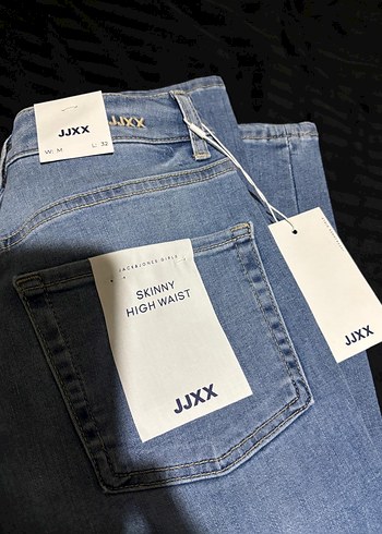 Kadın Mavi Denim Kot Pantolon - Görsel 2