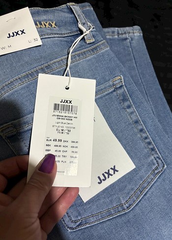 Kadın Mavi Denim Kot Pantolon - Görsel 4