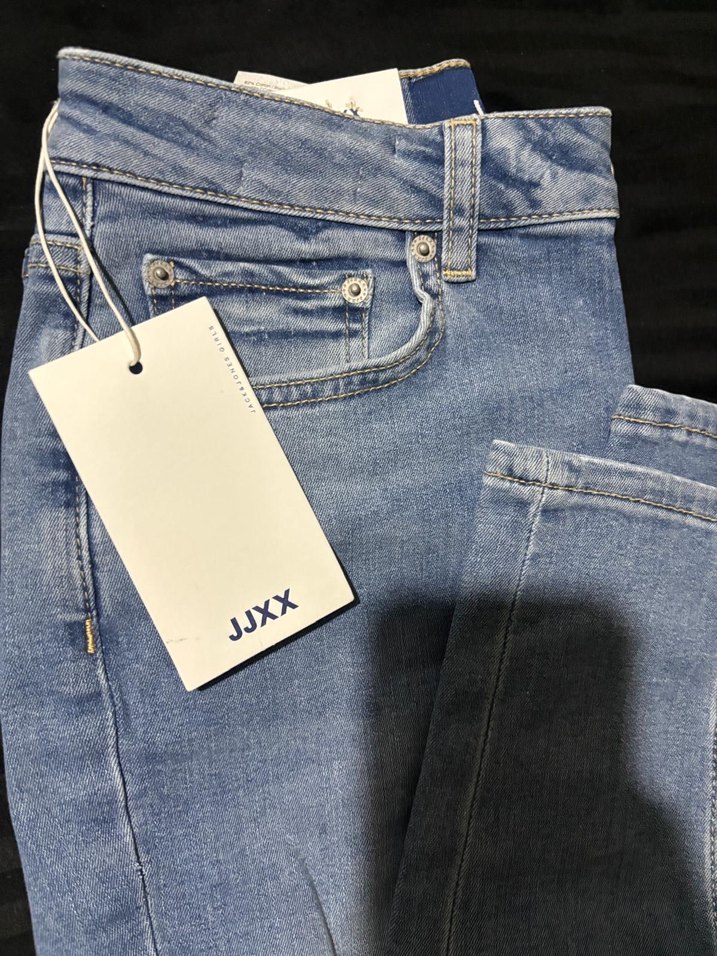 Kadın Mavi Denim Kot Pantolon - Görsel 3