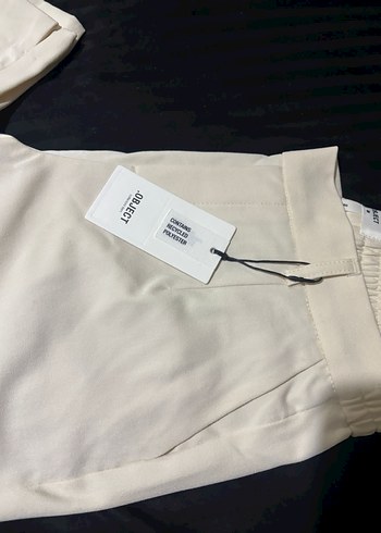 Krem Kadın Regular Fit Pantolon - Görsel 4