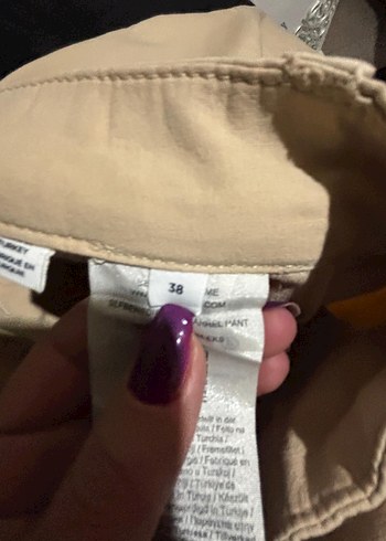 Bej Kadın Kumaş Pantolon - Görsel 4