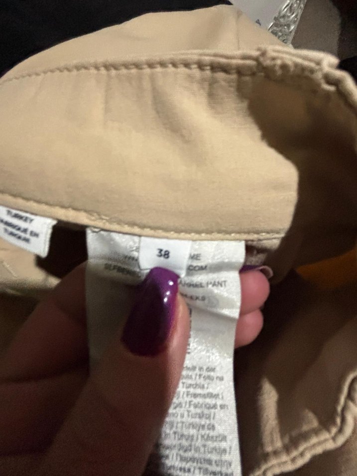 Bej Kadın Kumaş Pantolon - Görsel 4